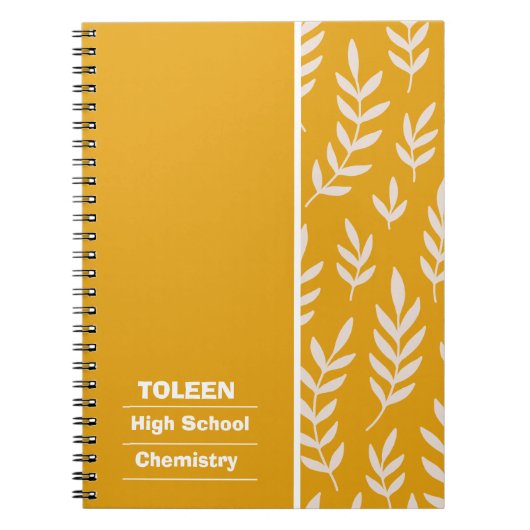 Carnet Motif coloré personnalisé (Devant)