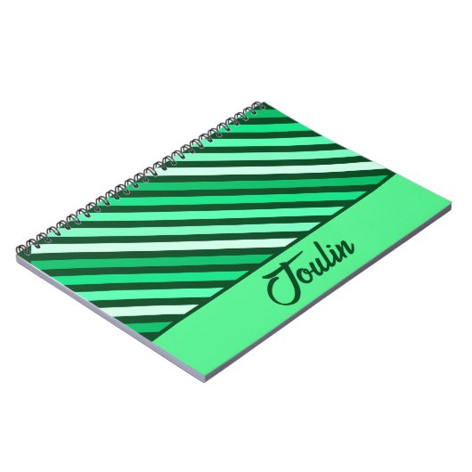 Carnet Motif coloré personnalisé (Côté gauche)