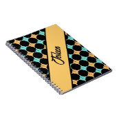 Carnet Motif coloré personnalisé (Côté Droit)