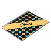 Carnet Motif coloré personnalisé (Côté gauche)