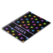 Carnet Motif coloré personnalisé (Côté gauche)