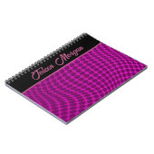 Carnet Motif coloré personnalisé (Côté gauche)