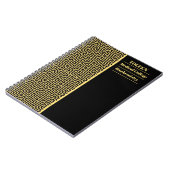 Carnet Motif coloré personnalisé (Côté gauche)