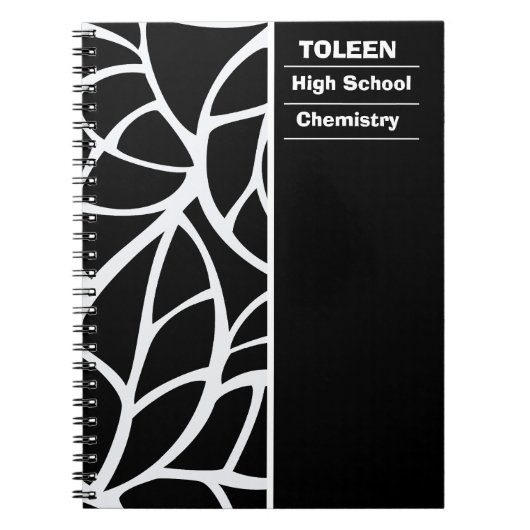 Carnet Motif coloré personnalisé (Devant)