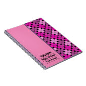 Carnet Motif coloré personnalisé (Côté Droit)