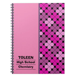 Carnet Motif coloré personnalisé