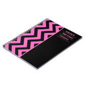 Carnet Motif coloré personnalisé (Côté gauche)