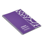 Carnet Motif coloré personnalisé non (Côté Droit)