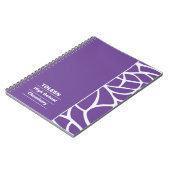 Carnet Motif coloré personnalisé non (Côté gauche)