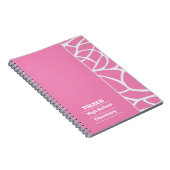 Carnet Motif coloré personnalisé non (Côté Droit)