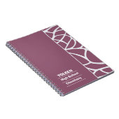 Carnet Motif coloré personnalisé non (Côté Droit)