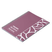 Carnet Motif coloré personnalisé non (Côté gauche)