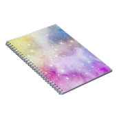 Carnet Motif coloré Rainbow Galaxy (Côté Droit)