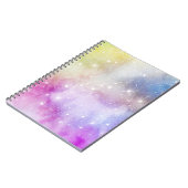 Carnet Motif coloré Rainbow Galaxy (Côté gauche)