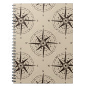 Carnet Motif Compass de navigation (Devant)