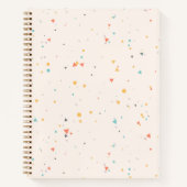 Carnet Motif Confetti Dots & Triangle (Devant)