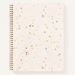 Carnet Motif Confetti Dots & Triangle