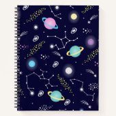 Carnet Motif Constellations (Devant)