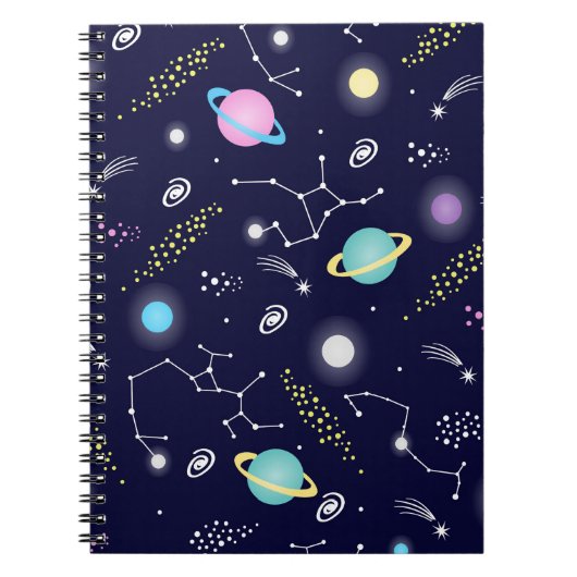 Carnet Motif Constellations (Devant)