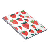 Carnet Motif continu fraise (Côté Droit)
