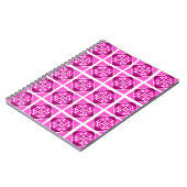 Carnet motif couette rose (Côté gauche)