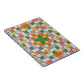 Carnet Motif couleur Abstrait transparent (Côté Droit)