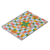 Carnet Motif couleur Abstrait transparent (Côté gauche)