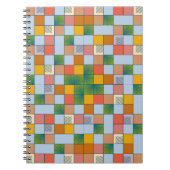 Carnet Motif couleur Abstrait transparent (Devant)