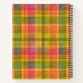 Carnet Motif couleur crayon dynamique (Dos)