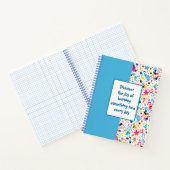 Carnet motif couleur Doodles (Intérieur)