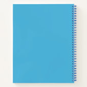 Carnet motif couleur Doodles (Dos)