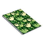 Carnet Motif couleur tulipe transparent (Côté Droit)