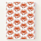 Carnet Motif Crabe Bord de Mer (Dos)