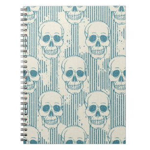 Carnet Motif crâne : Motif libre sans couture