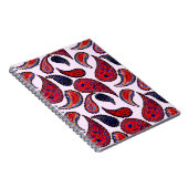 Carnet Motif créatif sans couture avec cachemire dessiné (Côté Droit)