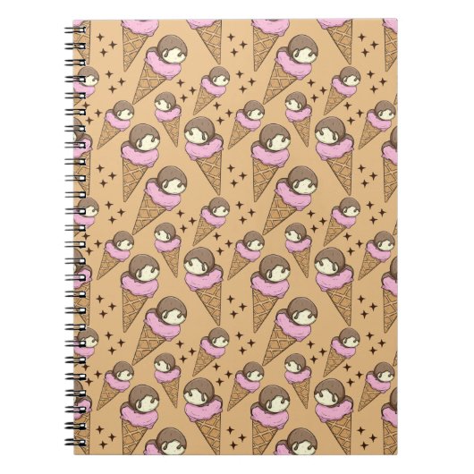 Carnet Motif crème glacée | motif Lollies | lollipop 27 (Devant)