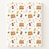 Carnet Motif Crochet fil personnalisé (Dos)