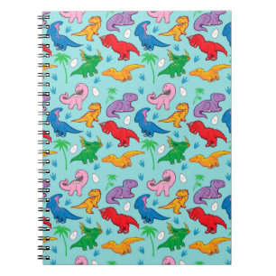 Carnet Motif Cute Dinosaur