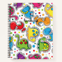 Motif Cute Dinosaur