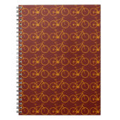 Carnet motif cycliste (Devant)