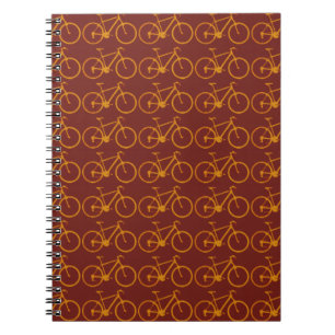 Carnet motif cycliste