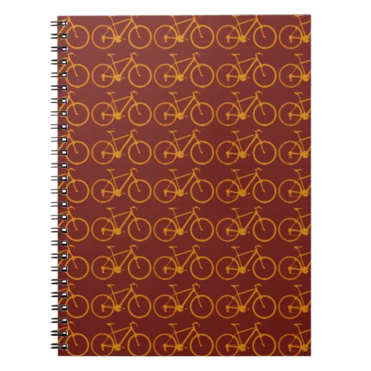 Carnet motif cycliste (Devant)