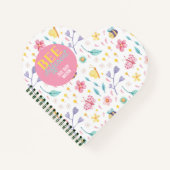 Carnet Motif d'abeilles mignonnes | Citation d'abeille di (Devant)