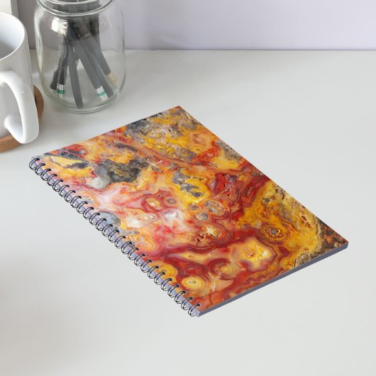 Carnet Motif d'agate à lace folle