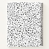 Carnet Motif dalmate Noir et blanc (Dos)
