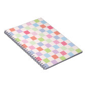 Carnet Motif damier funky 02 (Côté Droit)