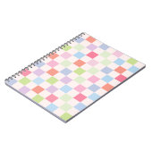 Carnet Motif damier funky 02 (Côté gauche)