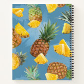 Carnet Motif d'ananas 2 (Dos)