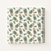 Carnet Motif d'ananas aquarelle (Dos)