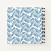 Carnet Motif d'ananas pastel tropical (Dos)